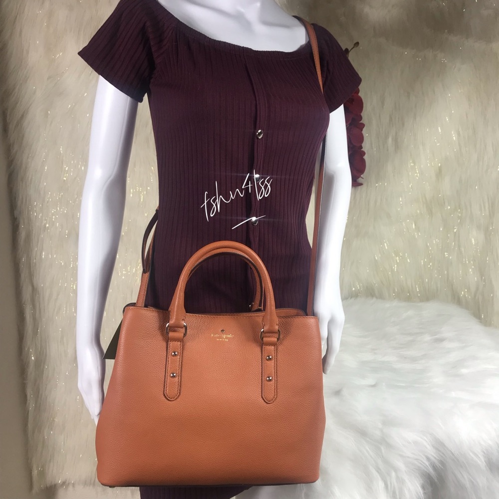 KATE SPADE EVANGELIE LARCHMONT AVENUE SATCHEL - Picture 7 of 8